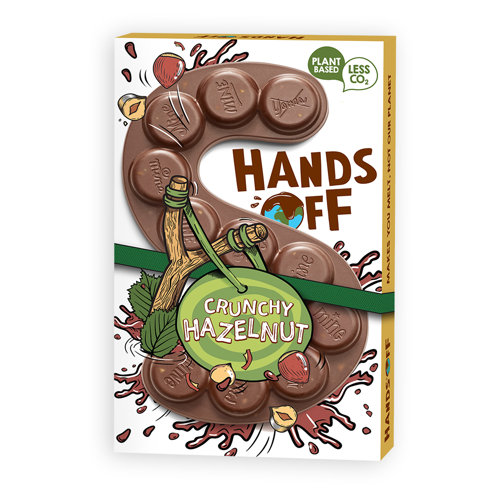 Hands Off chocoladeletter - Afbeelding 2